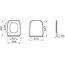 Vitra Integra Square 810-003-009 С микролифтом Белый Крышка-сиденье 44,1x35,6x4,5 см, Россия - фото 2 Vitra Integra Square 810-003-009 С микролифтом Белый Крышка-сиденье 44,1x35,6x4,5 см, Россия - фото 2