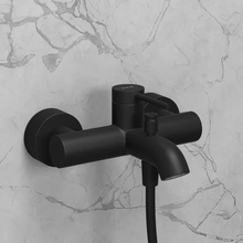 Vitra Minimax Round A4354836EXP Для ванны и душа Чёрный матовый Смеситель для ванны, Турция - фото 1 - фото 2