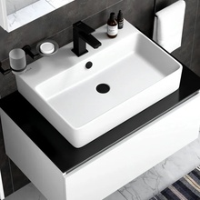 Vitra Minimax Square A4372036EXP Для раковины Чёрный матовый Смеситель для раковины, Турция - фото 1 - фото 2