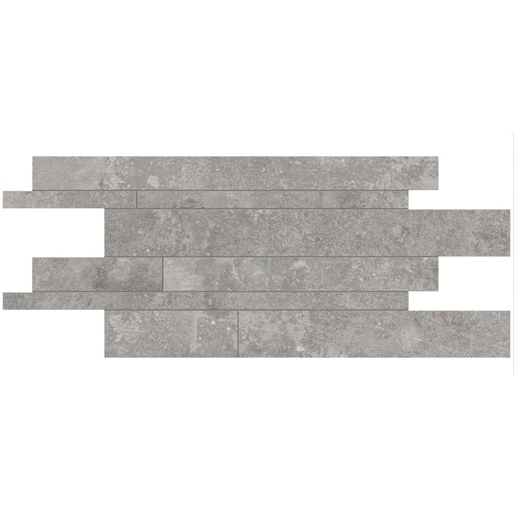 Viva Ceramica Heritage EGU3 Listelli Sfalsati Grey Мозаика 30x60 см, Италия, под мозаику - фото 1