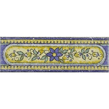 Vives Asturias Tira Vegadeo Бордюр 8,2x25 см, Испания, под обои  - фото 1 - фото 1