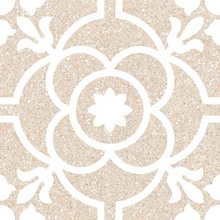 Vives Benaco Carole Beige Декор 20x20 см, Испания, под обои  - фото 1 - фото 1