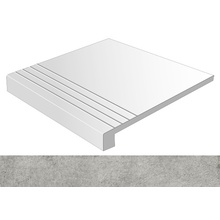 Vives Bunker Cerco-SPR Gradone Gris Ступень 59,3x59,3 см, Испания, под камень  - фото 1 - фото 1