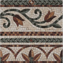 Vives Epopeya Cenefa Orfeo Декор 43,5x43,5 см, Испания, под обои  - фото 1 - фото 1