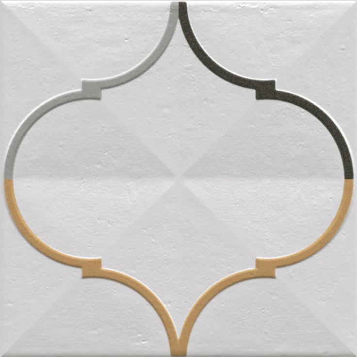 Vives Etnia Oromo Multicolor Декор 20x20 см, Испания, под камень  - фото 1