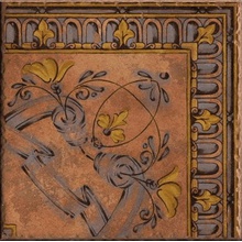 Vives Iberia Javalambre-3 Terra Декор 31,6x31,6 см, Испания, под обои  - фото 1 - фото 1