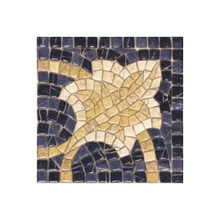 Vives Iliada Cantonera Afrodita Azul Декор 21,7x21,7 см, Испания, под мозаику - фото 1 - фото 1