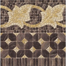 Vives Iliada Cenefa Midas Tabaco Декор 43,5x43,5 см, Испания, под мозаику - фото 1 - фото 1