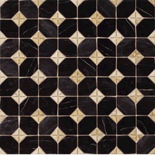 Vives Iliada PR Negro Напольная плитка 43,5x43,5 см, Испания, под мозаику - фото 1 - фото 1