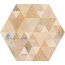 Vives Laverton Hexagono Benenden Multicolor Керамогранит 23x26,6 см, Испания, под обои  - фото 1