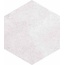 Vives Rift Hexagono Blanco Керамогранит 23x26,6 см, Испания, под камень  - фото 1