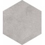 Vives Rift Hexagono Cemento Керамогранит 23x26,6 см, Испания, под камень  - фото 1