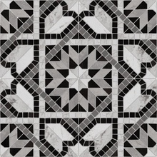 Vives Via appia PR Negro Декор 43,5x43,5 см, Испания, под камень  - фото 1 - фото 1