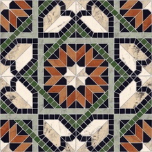 Vives Via appia PR Multicolor Декор 43,5x43,5 см, Испания, под камень  - фото 1 - фото 1