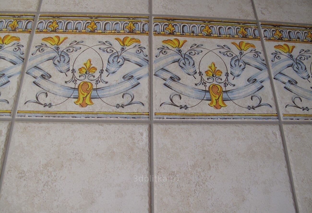 Vives Iberia 31,6x31,6 см, Испания, под обои  - фото интерьера 1