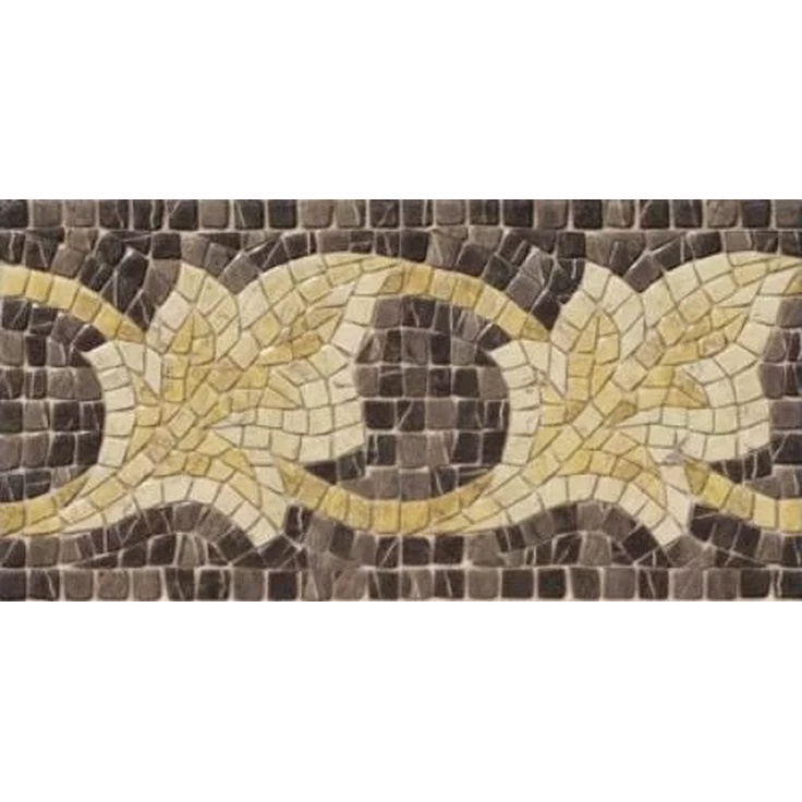 Vives Iliada Cenefa Afrodita Tabaco Декор 21,7x43,5 см, Испания, под мозаику - фото 1 Vives Iliada Cenefa Afrodita Tabaco Декор 21,7x43,5 см, Испания, под мозаику - фото 1