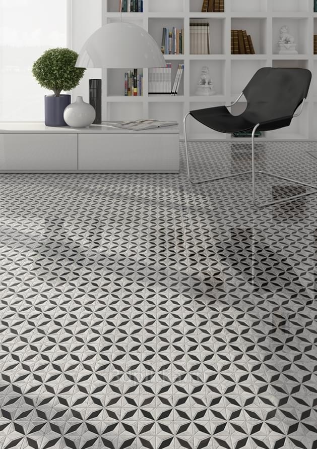 Vives Via appia 43,5x43,5 см, керамогранит, Испания, под камень  - фото интерьера 1