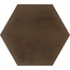 Vives Zero Hexagono Figuli Brown Керамогранит 15x17 см, Испания - фото 1