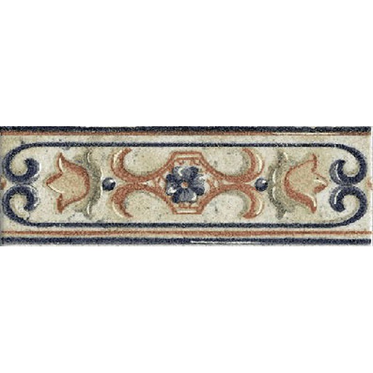 Vives Zaragoza Tira Calatayud Бордюр 8,2x25 см, Испания - фото 1 Vives Zaragoza Tira Calatayud Бордюр 8,2x25 см, Испания - фото 1