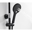 WasserKraft A17401 Верхний душ, ручной душ, смеситель, излив, черный Душевая стойка Германия - фото 5