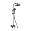 WasserKraft A17401 Верхний душ, ручной душ, смеситель, излив, черный Душевая стойка Германия - фото 1