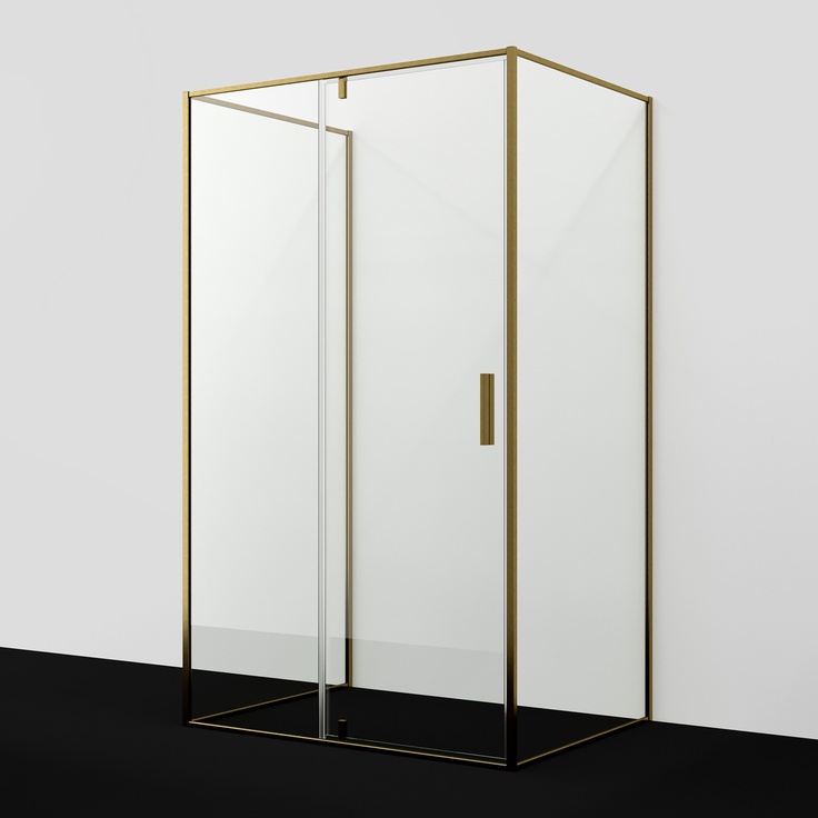 WasserKraft Aisch 55P21 Матовое золото/Прозрачный 120х90 Душевой уголок 120x90x200 см, Германия - фото 1 WasserKraft Aisch 55P21 Матовое золото/Прозрачный 120х90 Душевой уголок 120x90x200 см, Германия - фото 1
