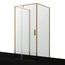 WasserKraft Aisch 55P42 Матовое золото/Прозрачный 100х100 Душевой уголок 100x100x200 см, Германия - фото 2 WasserKraft Aisch 55P42 Матовое золото/Прозрачный 100х100 Душевой уголок 100x100x200 см, Германия - фото 2