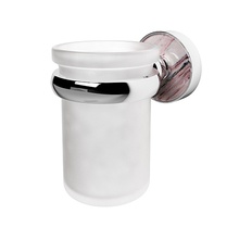 WasserKraft Aland K-8528 Хром / Матовое стекло Стакан 11,1x7x10 см, Германия - фото 1 - фото 1