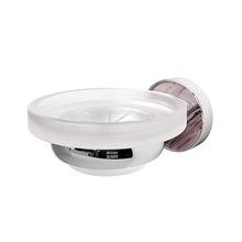 WasserKraft Aland K-8529 Хром / Матовое стекло Мыльница 13,3x10x6 см, Германия - фото 1 - фото 1