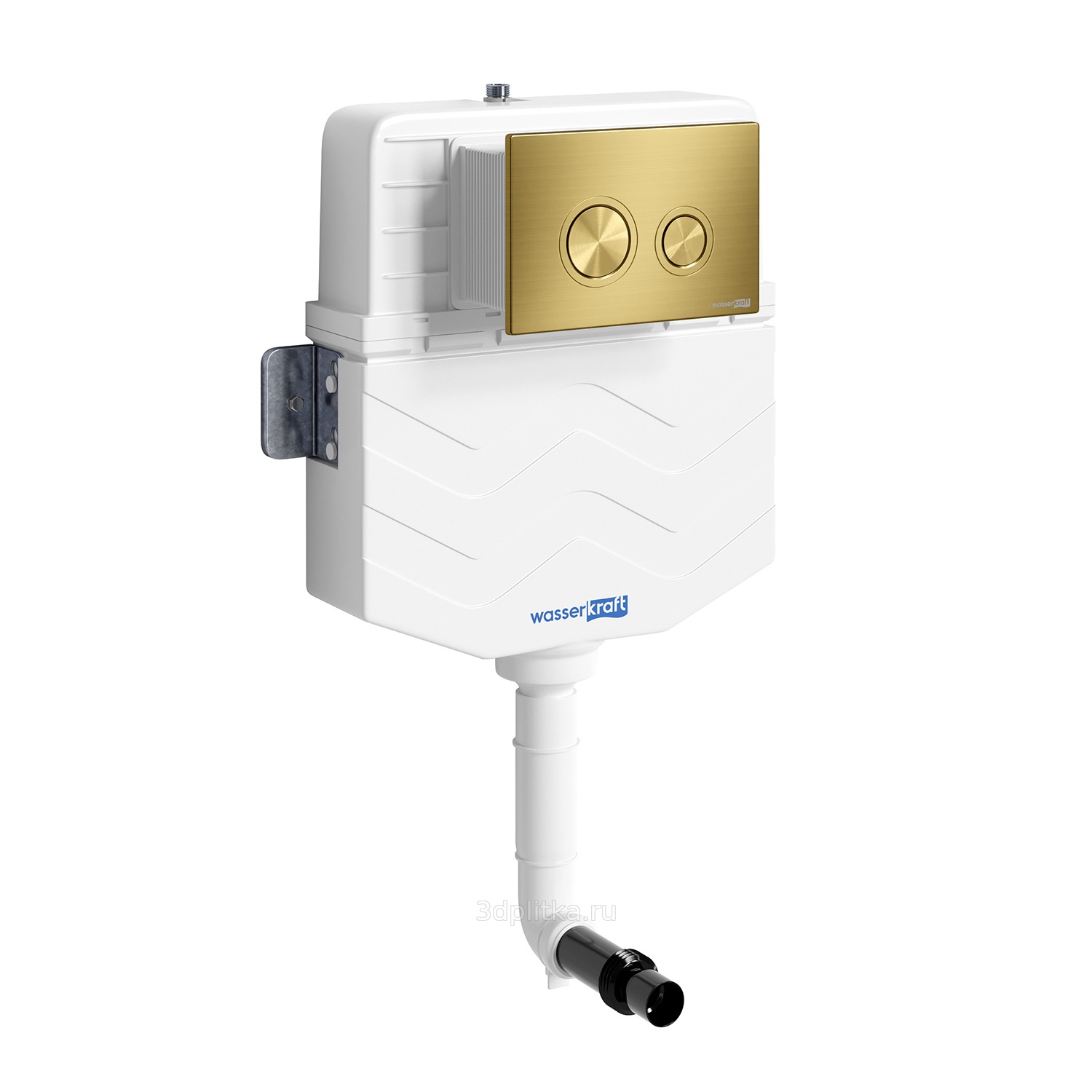 WasserKraft Aller 10TLT.031.ME.MG01 Кнопка смыва Золото матовое смывной ...