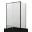 WasserKraft Dill 61S33 Прозрачное стекло/Матовый черный 90х130 Душевой уголок 90x130x200 см, Германия - фото 2