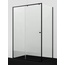 WasserKraft Dill 61S34 Прозрачное стекло/Матовый черный 100х130 Душевой уголок 100x130x200 см, Германия - фото 1