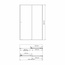 WasserKraft Dill 61S30 Прозрачное стекло / Чёрный 130х200 Душевая дверь 130x200 см, Германия - фото 3