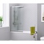 WasserKraft Dill 61S02-100 распашная, двухстворчатая 100 Шторка для ванны 100x140 см, Германия - фото 3