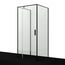WasserKraft Elbe 74P43 Прозрачное стекло/Матовый черный 90х90 Душевой уголок 90x90x200 см, Германия - фото 1