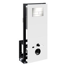 WasserKraft Glan 66 66TLT.010.ME.WH.BN04 С кнопкой смыва Никель Инсталляция для унитаза 22x50x134 см, Германия - фото 1 - фото 1