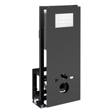 WasserKraft Glan 66 66TLT.010.ME.BL.WH03 С кнопкой смыва Белый Инсталляция для унитаза 22x50x134 см, Германия - фото 1 - фото 1