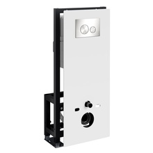 WasserKraft Glan 66 66TLT.010.ME.WH.BN02 С кнопкой смыва Никель Инсталляция для унитаза 22x50x134 см, Германия - фото 1 - фото 1