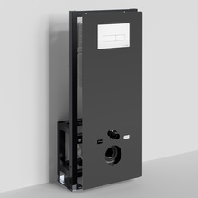 WasserKraft Glan 66 66TLT.010.ME.BL.WM03 С кнопкой смыва Матовый белый Инсталляция для унитаза 22x50x134 см, Германия - фото 1 - фото 1