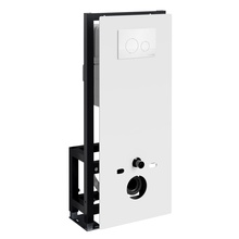 WasserKraft Glan 66 66TLT.010.ME.WH.WM02 С кнопкой смыва Белый матовый Инсталляция для унитаза 22x50x134 см, Германия - фото 1 - фото 1