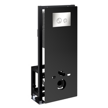 WasserKraft Glan 66 66TLT.010.ME.BL.BN01 С кнопкой смыва Никель Инсталляция для унитаза 22x50x134 см, Германия - фото 1 - фото 1