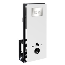 WasserKraft Glan 66 66TLT.010.ME.WH.BN01 с кнопкой смыва Никель Инсталляция для унитаза 22x50x134 см, Германия - фото 1 - фото 1