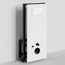 WasserKraft Glan 66 66TLT.010.ME.WH.WH02 С кнопкой смыва Белый Инсталляция для унитаза 22x50x134 см, Германия - фото 1 - фото 2