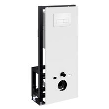 WasserKraft Glan 66 66TLT.010.ME.WH.WH03 С кнопкой смыва Белый Инсталляция для унитаза 22x50x134 см, Германия - фото 1 - фото 1