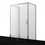 WasserKraft Main 41S21 Прозрачное стекло/Серебро 120х90 Душевой уголок 90x120x200 см, Германия - фото 1