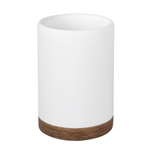 WasserKraft Mindel K-8828 для зубных щеток, белый Стакан 7,4x7,4x10,9 см, Германия - фото 1 - фото 1