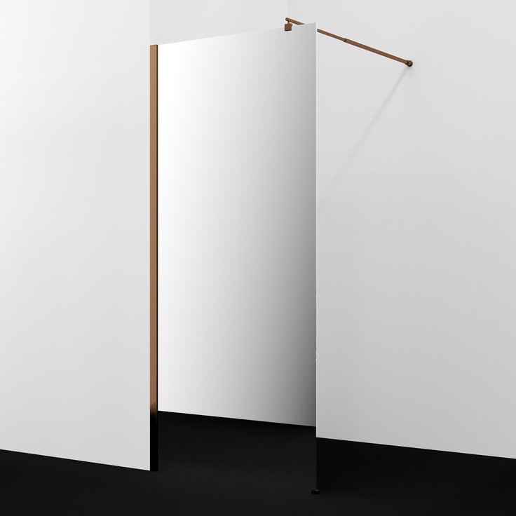 WasserKraft Rur 30W46RG-MR Зеркальное стекло/Розовое золото 110х200 Душевая перегородка 0,8x110x200 см, Германия - фото 1 WasserKraft Rur 30W46RG-MR Зеркальное стекло/Розовое золото 110х200 Душевая перегородка 0,8x110x200 см, Германия - фото 1