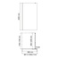 WasserKraft Rur 30W44PG-FL Рифленое стекло/Золото 100х200 Душевая перегородка 0,8x100x200 см, Германия - фото 4