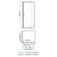 WasserKraft Spree 14P03 Прозрачное стекло/Никель 90х90 Душевой уголок 90x90x200 см, Германия - фото 2