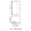 WasserKraft Spree 14P20 Прозрачное стекло/Никель 80х90 Душевой уголок 80x90x200 см, Германия - фото 2